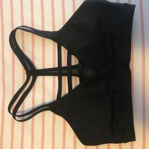 Black Victoria’s Secret sports bra